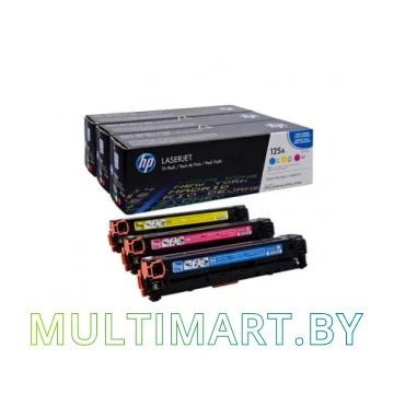 Набор картриджей HP 125A 3-pack (CF373AM) картинка 3